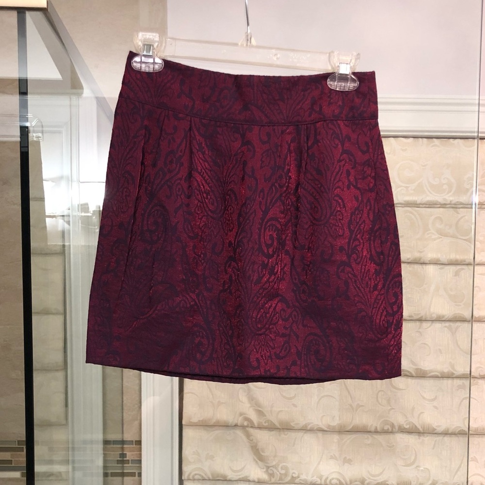 Dark purple mini skirt-Silence & Noise